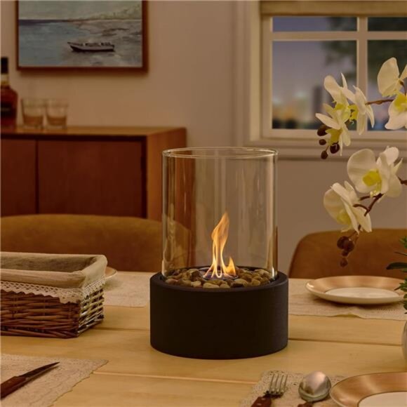 Indoor and Outdoor Portable Tabletop Fire Pit – Vent-Less - Picture 3 of 7